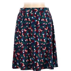 Floral A-Line Skirt - Multicolor